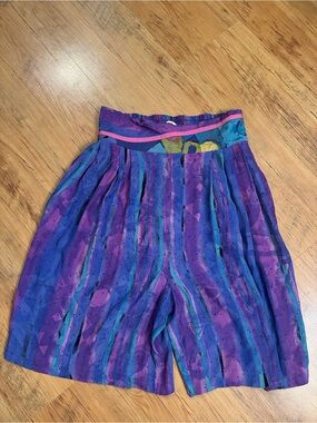 Abstract Funky VTG Componix High Waisted Shorts Sz 8